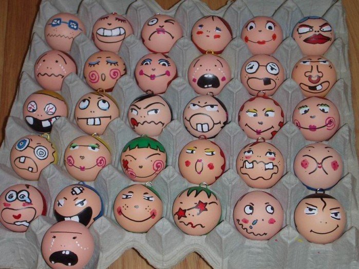 Eggs With Faces. egg face blog