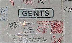Image result for toilet graffiti for gay